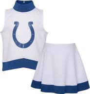 Outerstuff Girls Youth White Indianapolis Colts Junior Camp Cheer Dress