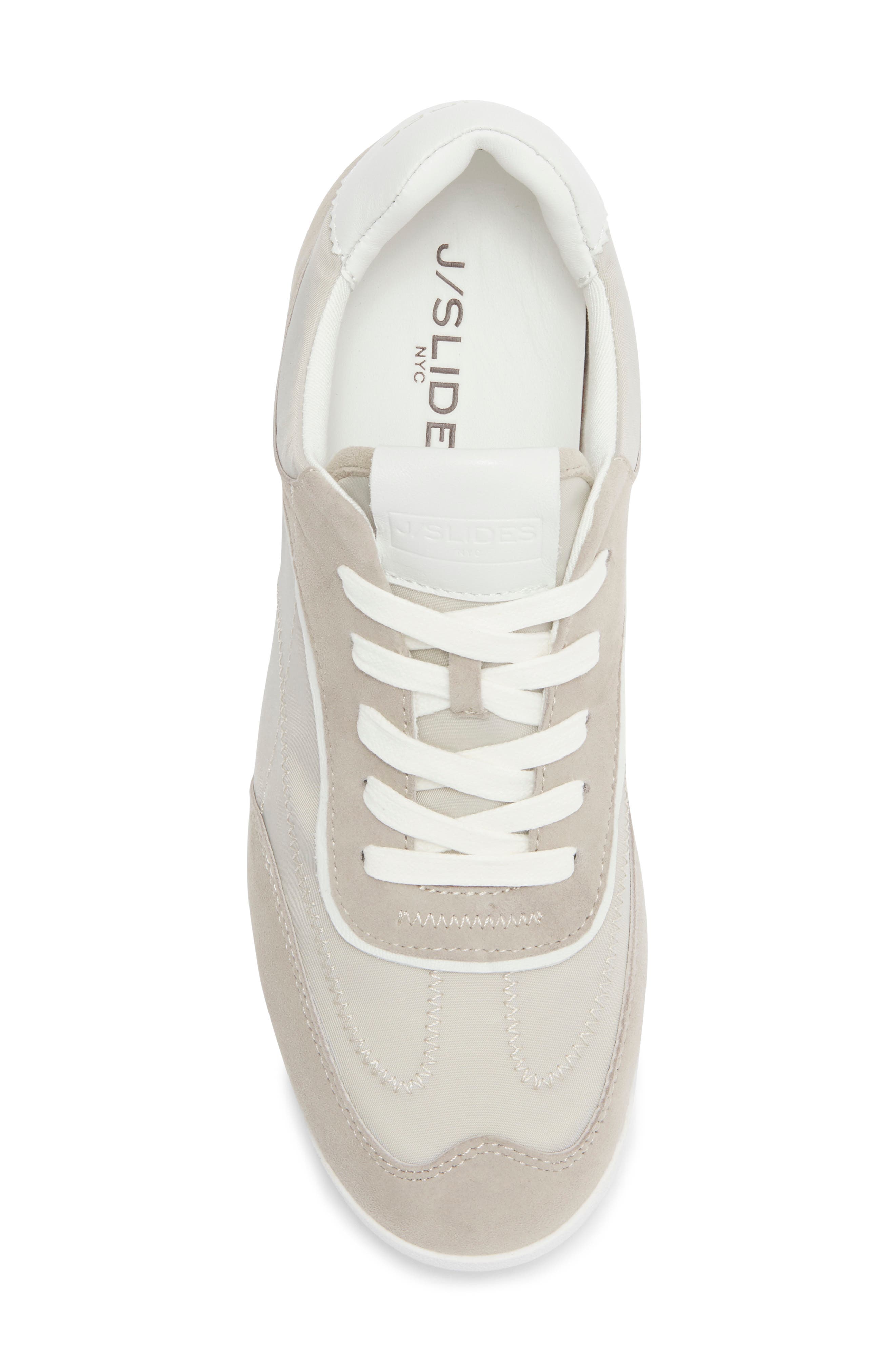 JSlides Abby Mixed Media Sneaker, Alternate, color, Grey