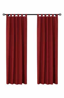 Outdoor Decor by Commonwealth Set of 2 Cotton Curtain Panels