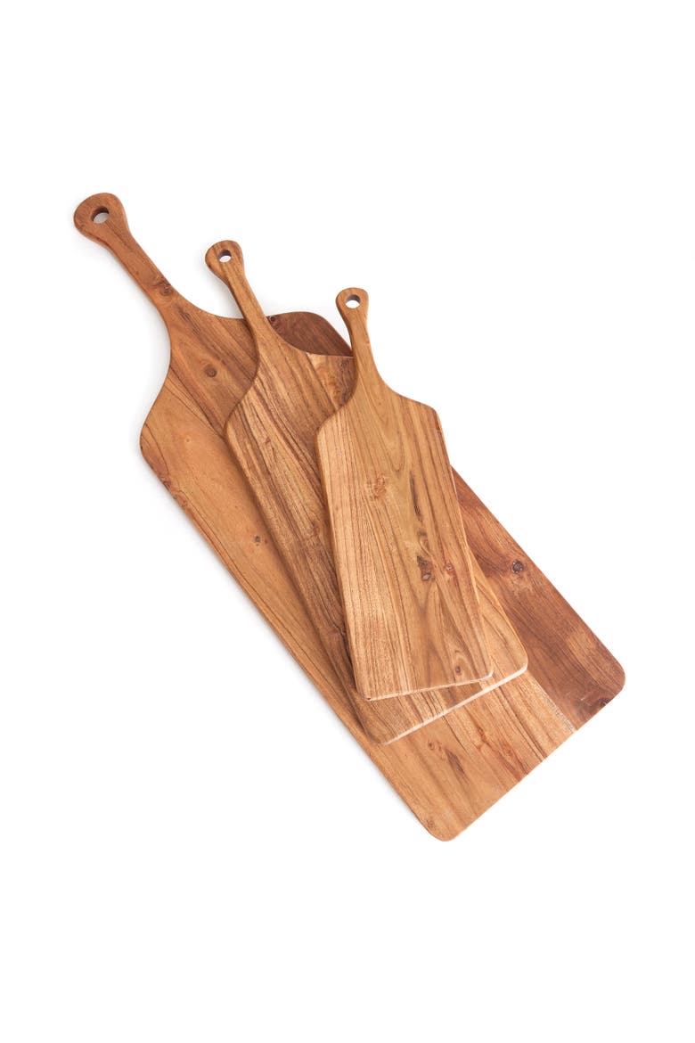 Carmella Serving Boards Set of 3, Alternate, color, Brown