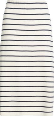 Caslon® Stripe Knit Midi Skirt
