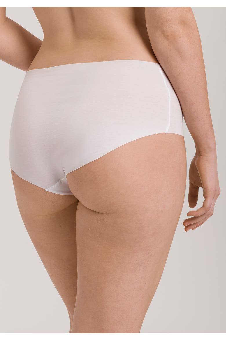 Invisible Cotton Cotton Full Brief, Alternate, color, White