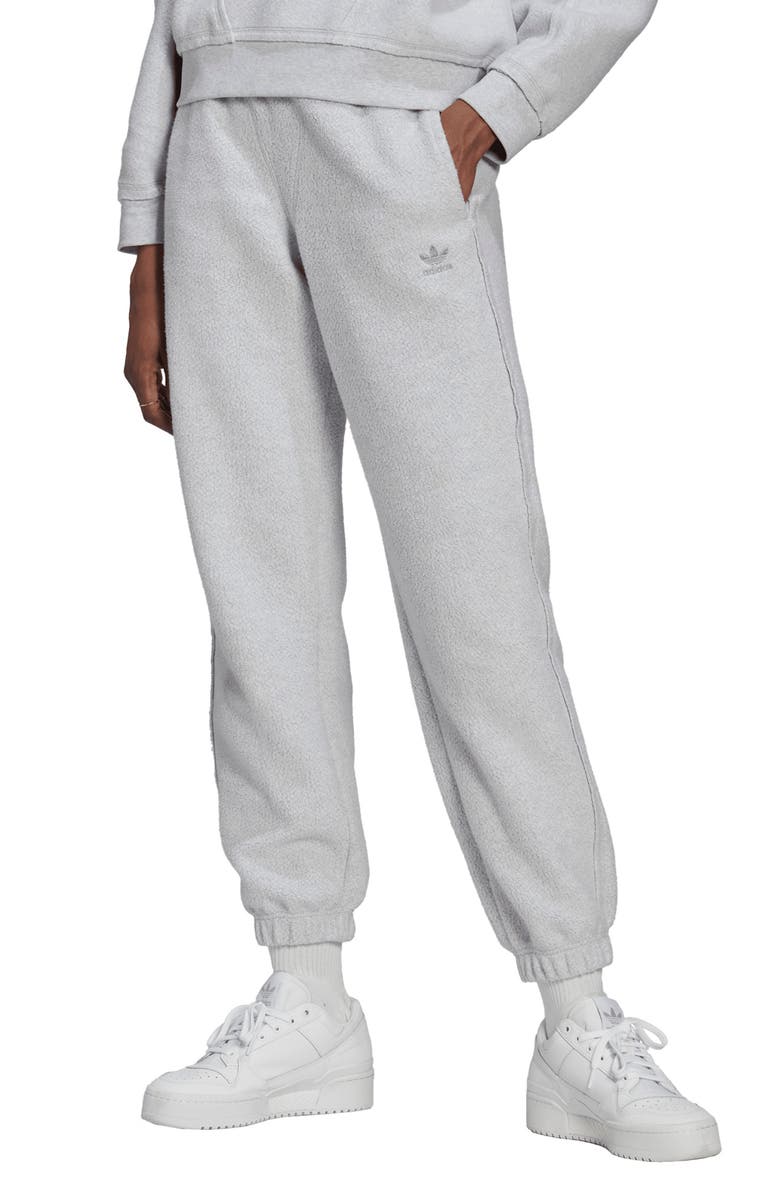 adidas Lounge Fleece Sweatpants, Main, color,