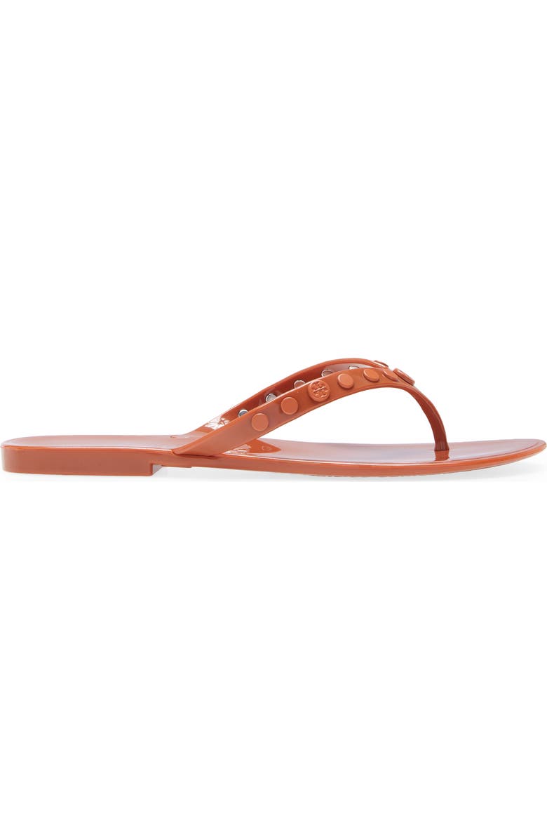 Tory Burch Studded Jelly Flip Flop, Alternate, color,