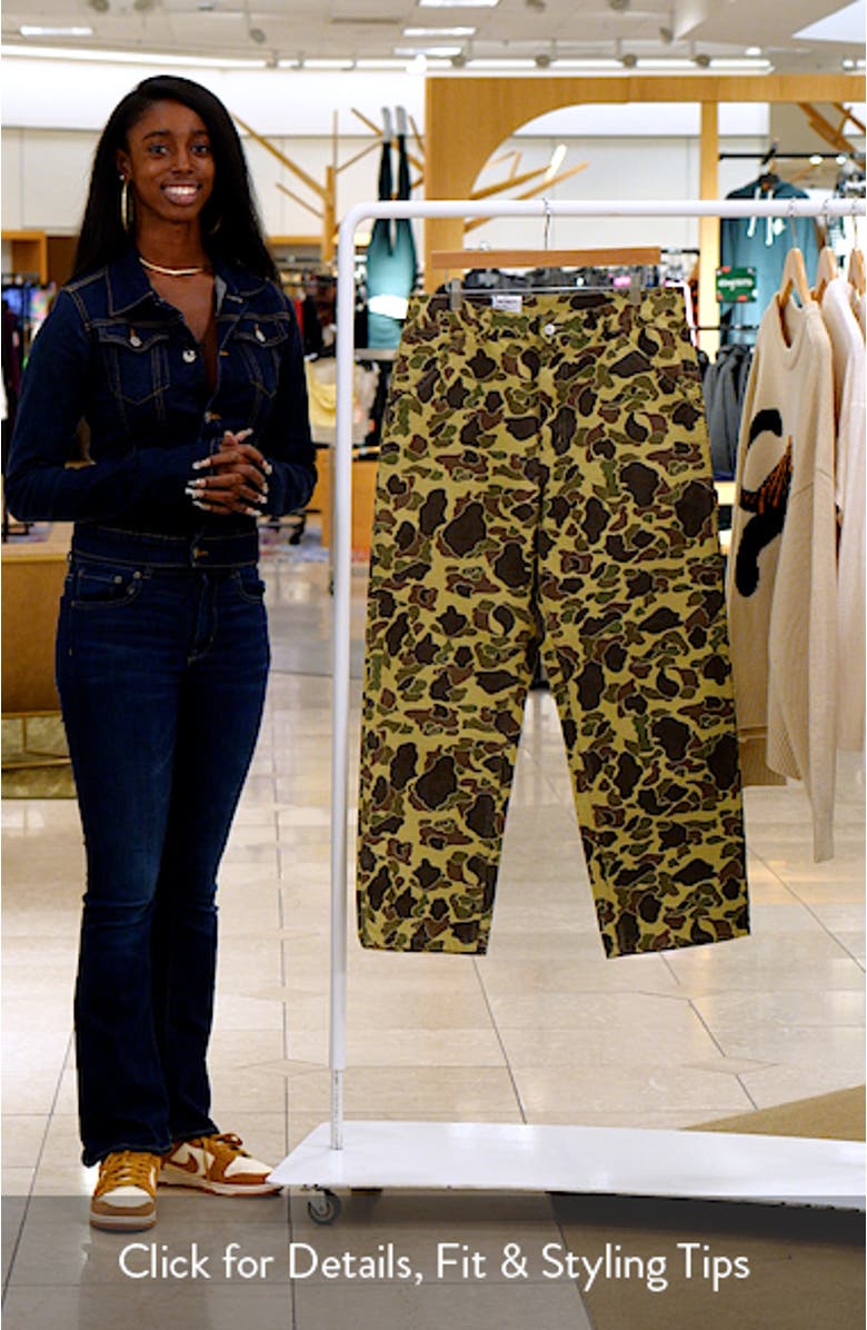 Single Knee Organic Cotton Duck Canvas Pants, sales video thumbnail