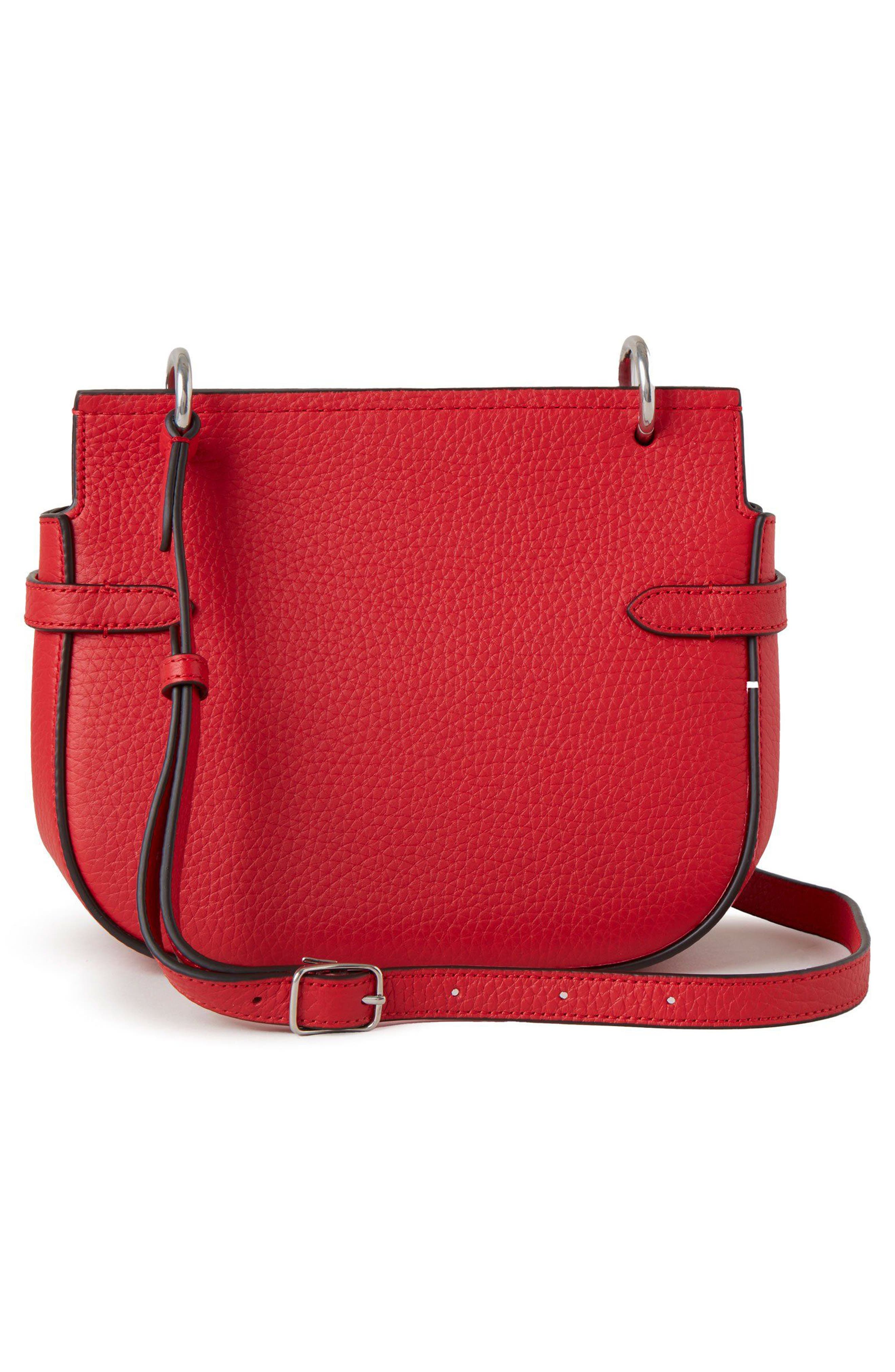 Mulberry Small Amberly Grained Leather Satchel, Alternate, color, 