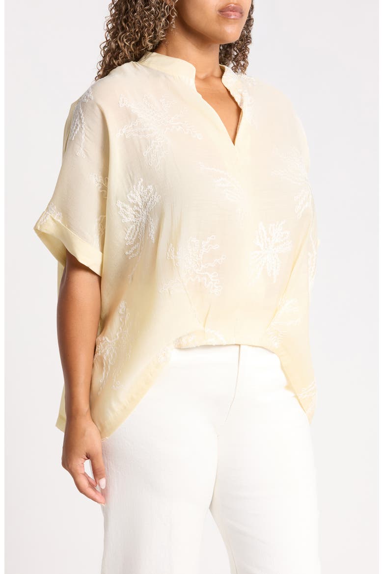 Embroidered Shirt, Alternate, color, YELLOW