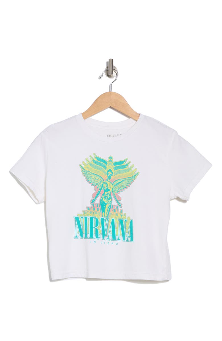 Merch Traffic Nirvana Baby T-Shirt, Alternate, color, White