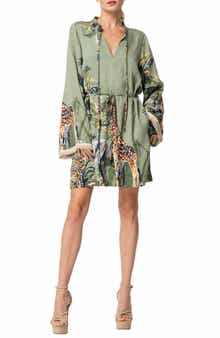 CIEBON Eleanor Print Long Sleeve Dress