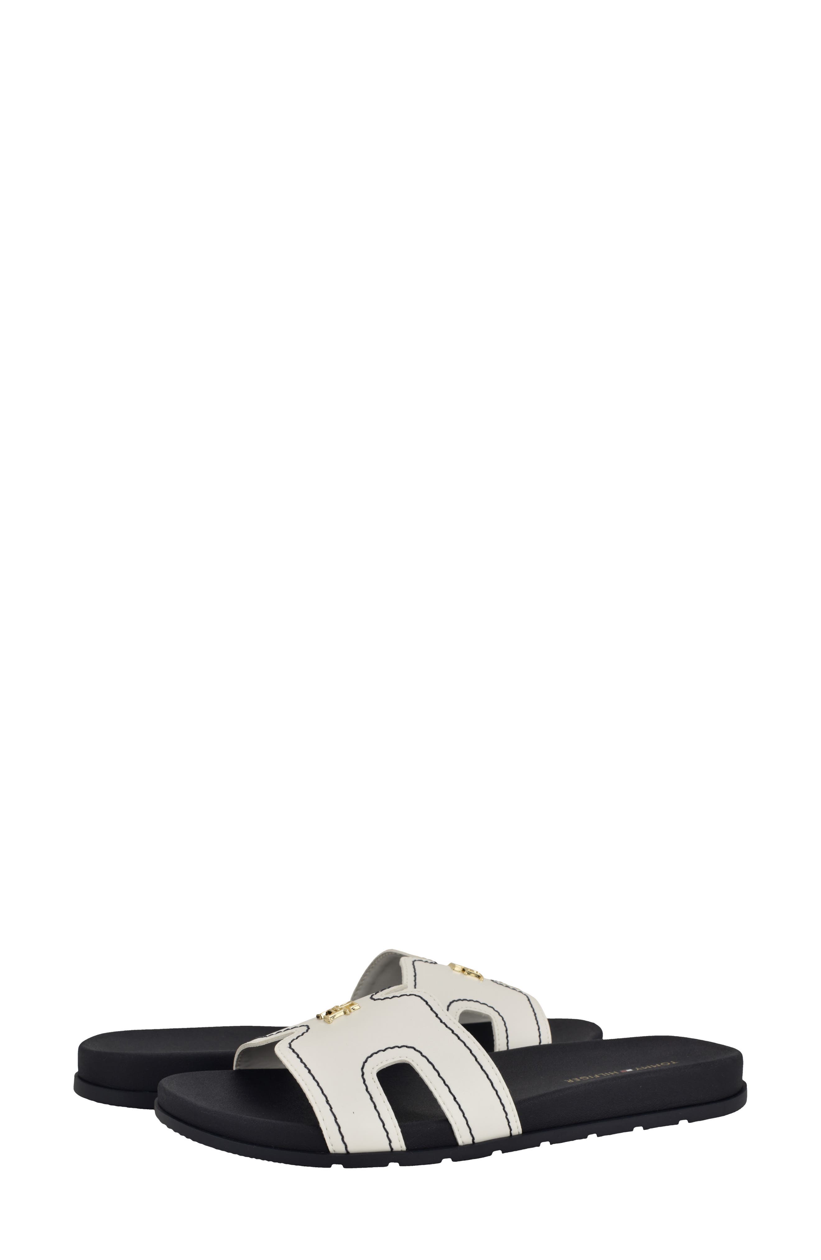 Bosting Slide Sandal, Alternate, color, WHITE 140