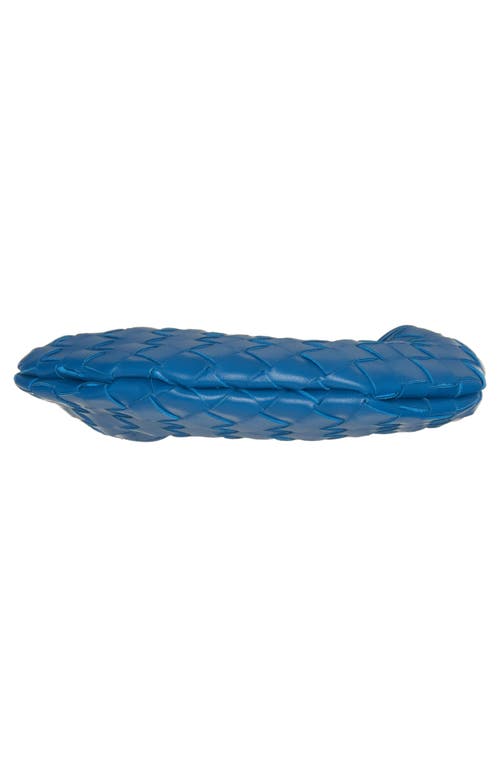 Bottega Veneta Sardine Intrecciato Crossbody Bag In Blue