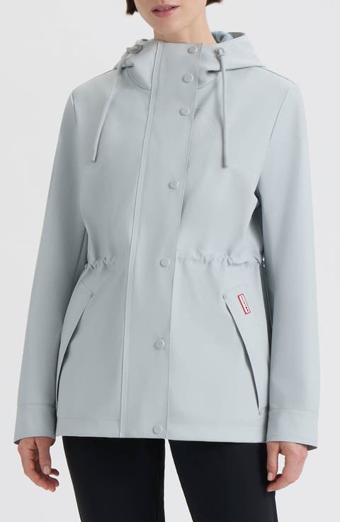 Abbey Short Rubberized Rain Jacket