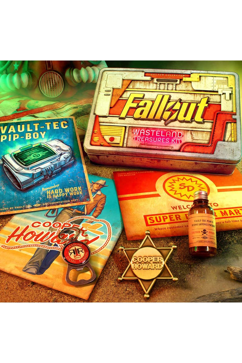 Fallout, Wasteland Treasures Kit, Premium Collectible Tin Box, Alternate, color, Multicolored