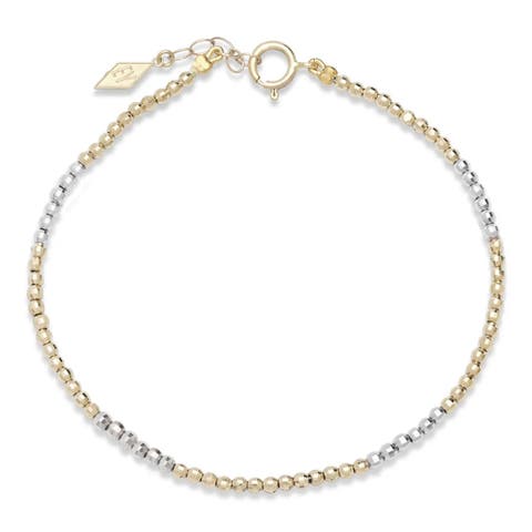 14k Glimmer Mix Bracelet