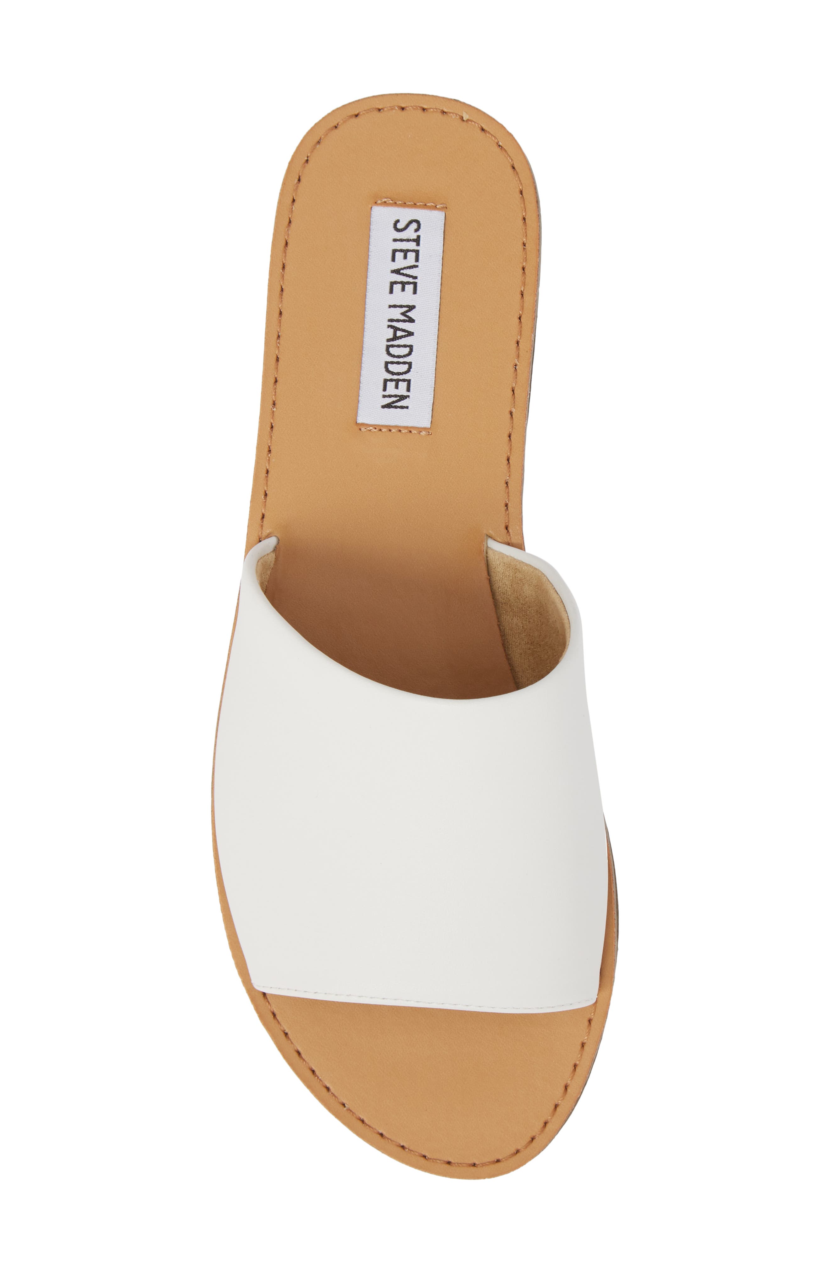 Grace Slide Sandal, Alternate, color, WHITE LEATHER