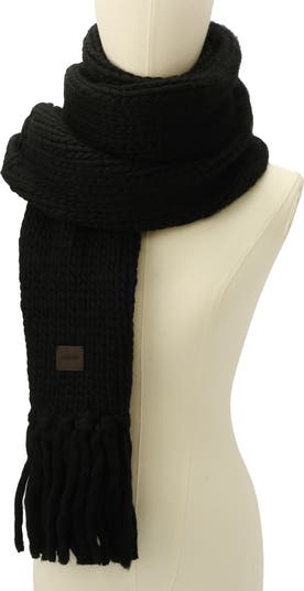 AllSaints Mix Yarn Handk-Knit Scarf Nordstromrack
