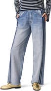 rag & bone rb Miramar Track Stripe Cotton Terry Sweatpant Jeans