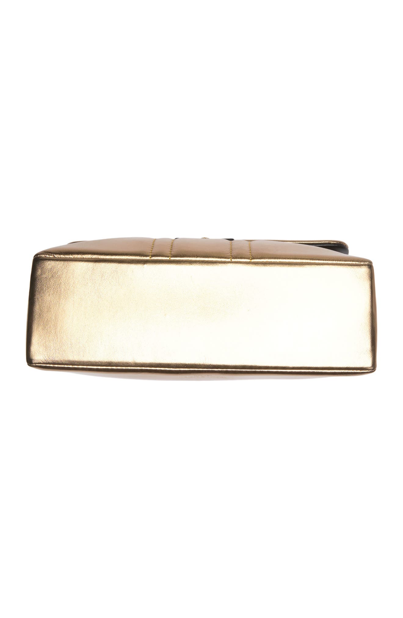 Kurt Geiger Kensington Union Jack Metallic Leather Shoulder Bag, Alternate, color, 