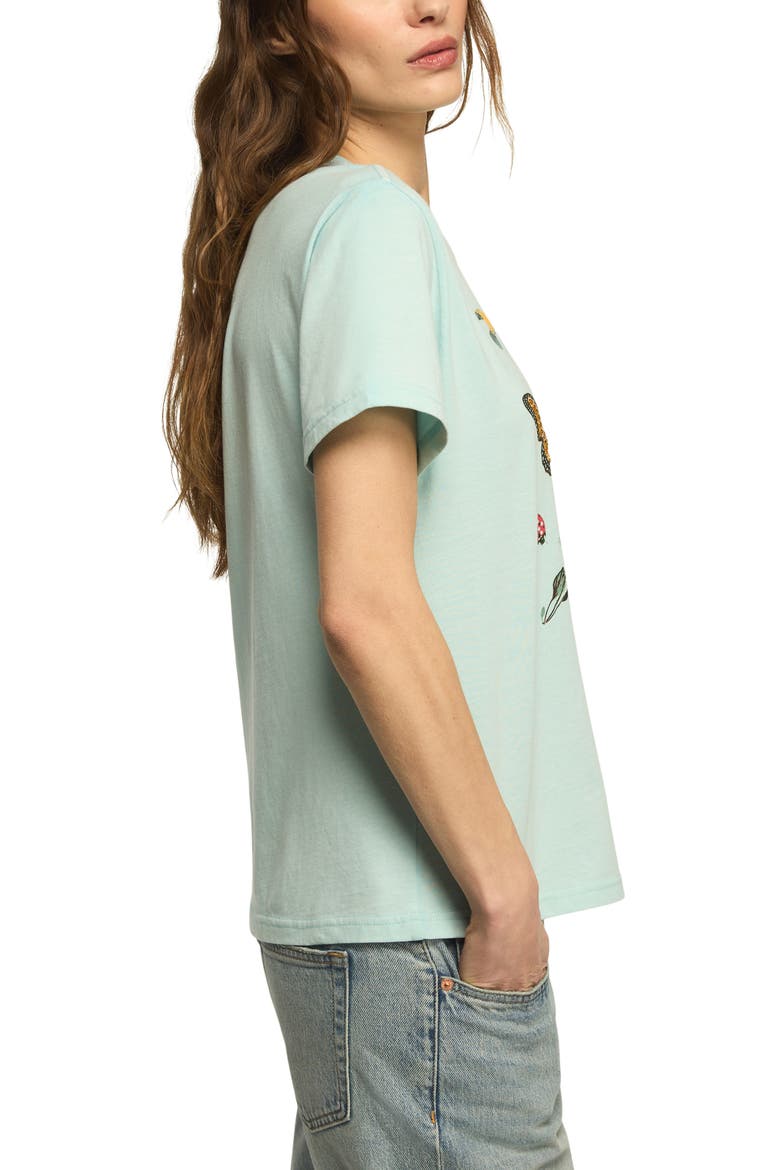 Embellished Boyfriend Boyfriend T-Shirt, Alternate, color, AQUA BLUE