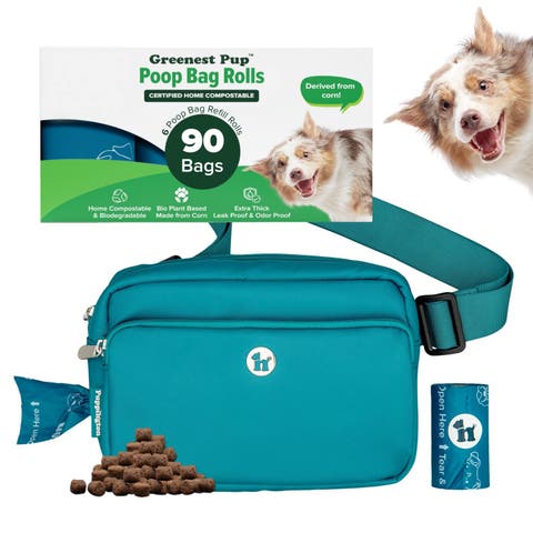 Walk Star Kit 3-in-1 Dog Walk Bag plus Matching 90 Refill Dog Poop Bags