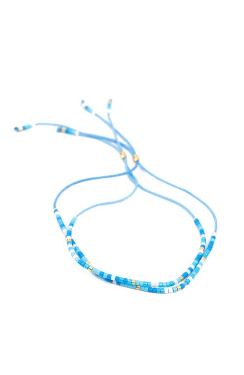Emerson & Oliver Beaded Friendship Bracelet in Blue  product