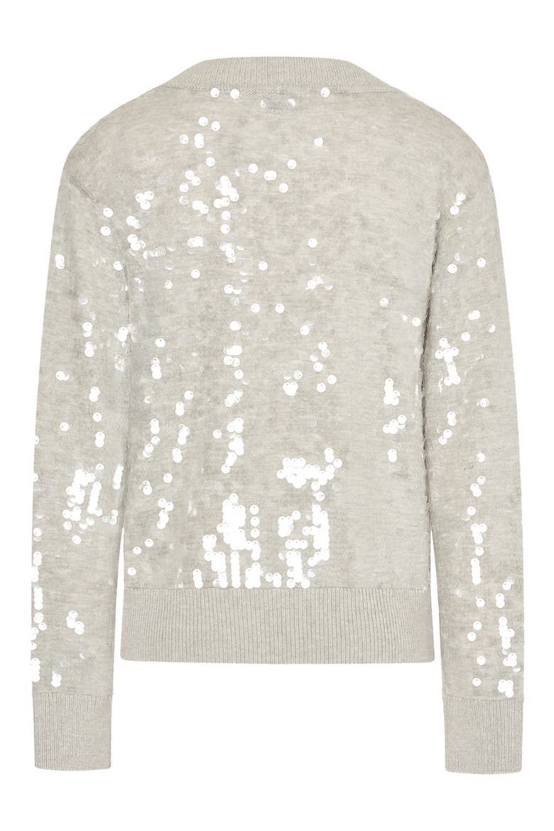 Ilaria Sequin Sweater, Alternate, color, LIGHT HEATHER
