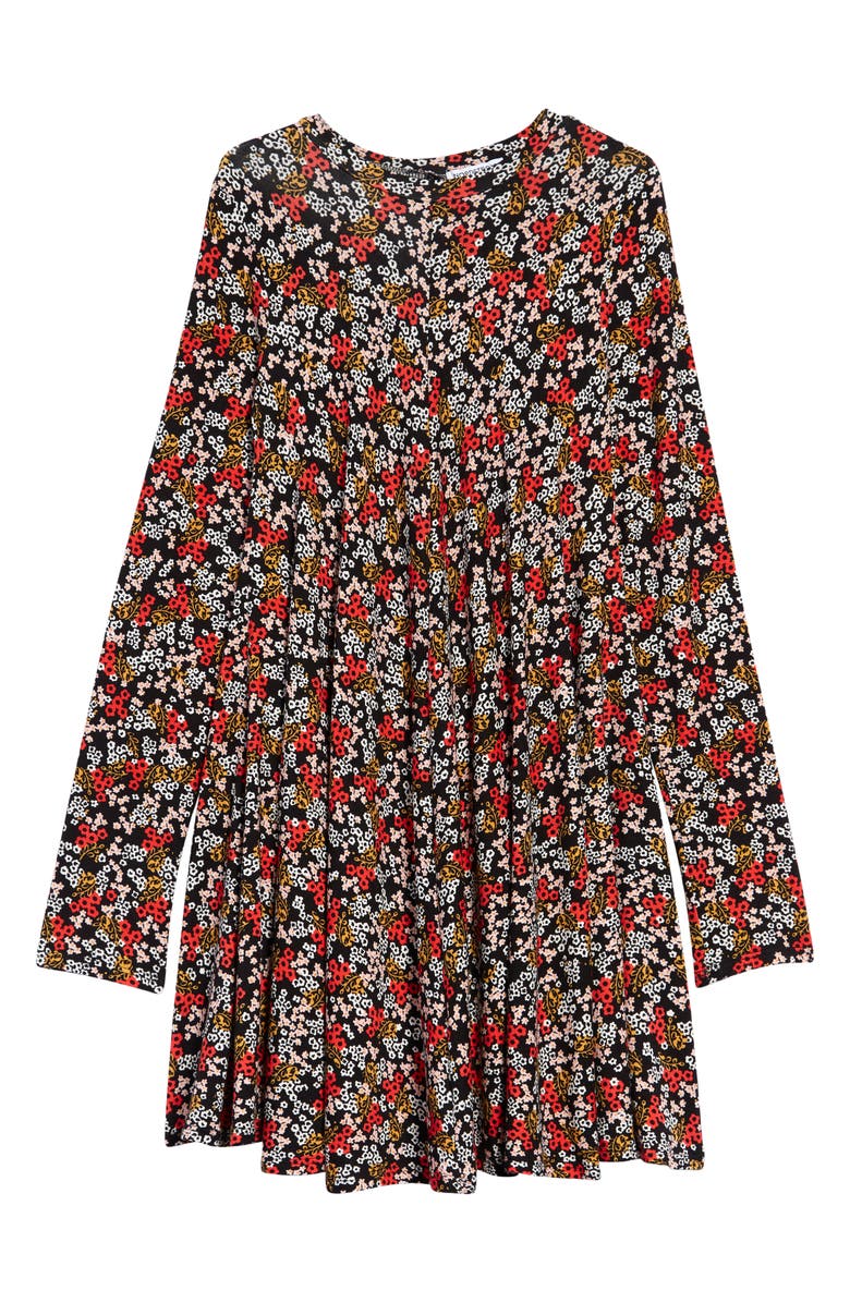 Nordstrom Print Knit A-Line Dress, Main, color, 