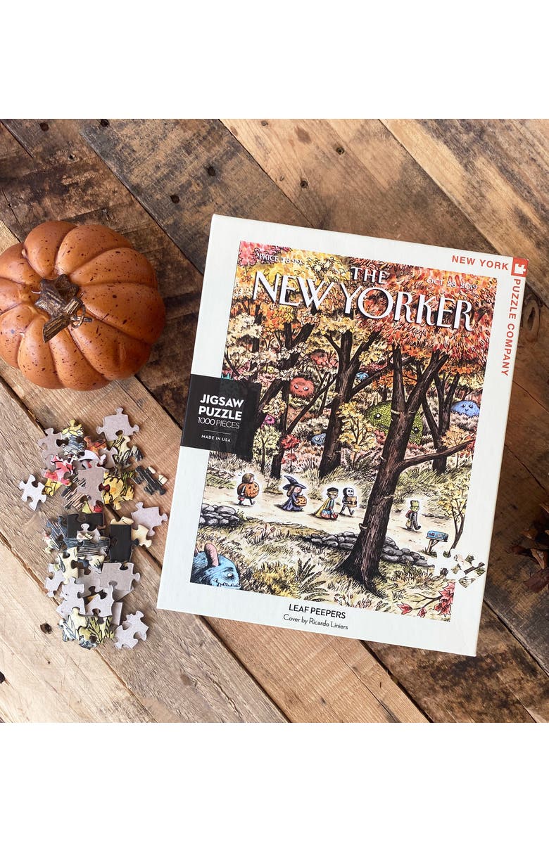 NEW YORK PUZZLE COMPANY Leaf Peepers 1000 Piece Puzzle, Alternate, color, NO COLOR