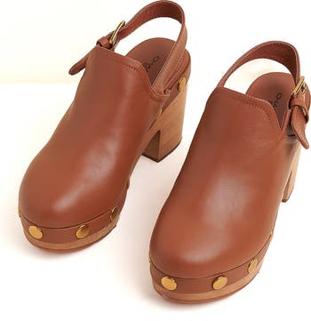 Charlotte Stone Hari Platform Slingback Studded Clog Nordstrom