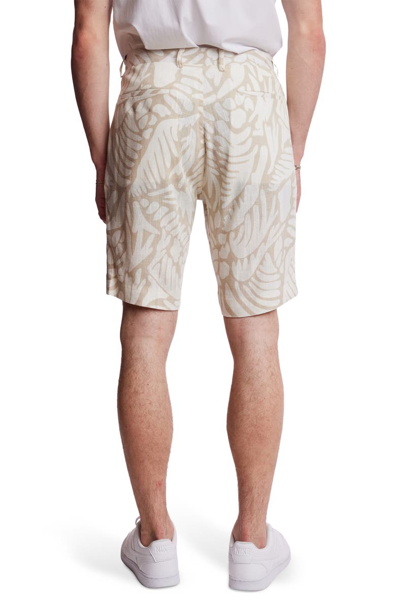 PAISLEY & GRAY Felix Slim Fit Shorts, Alternate, color, Tan & Cream