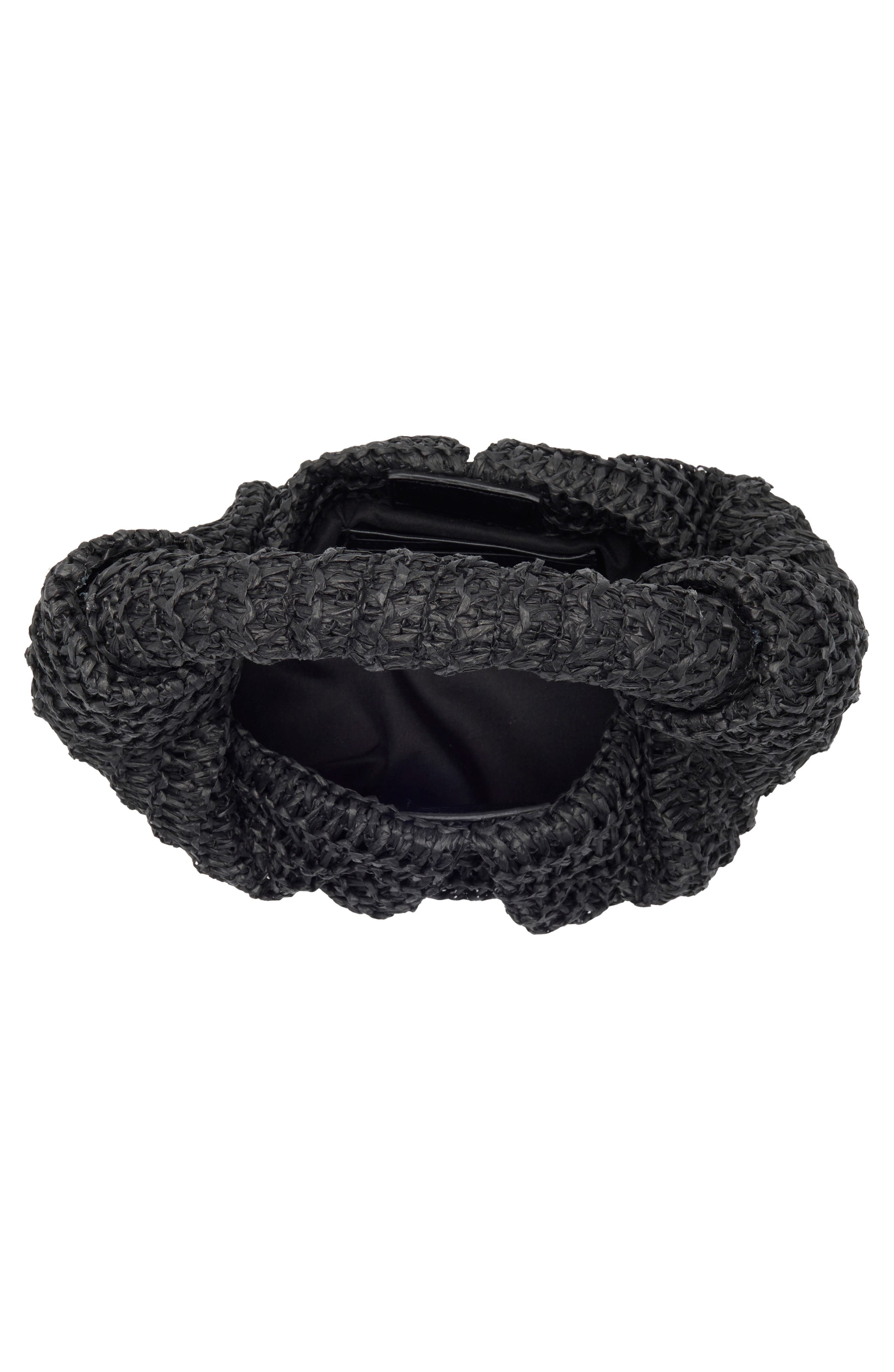 BCBG Woven Croissiant Clutch, Alternate, color, 