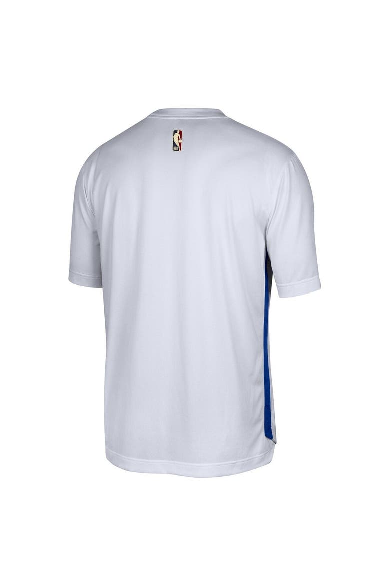 Men's Nike White Brooklyn Nets Hardwood Classics Pregame Warmup Shooting Performance T-Shirt, Alternate, color, White