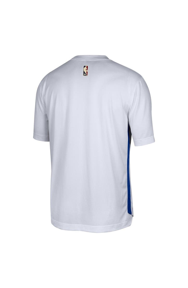 Nike Men's Nike White Brooklyn Nets Hardwood Classics Pregame Warmup Shooting Performance T-Shirt, Alternate, color, 