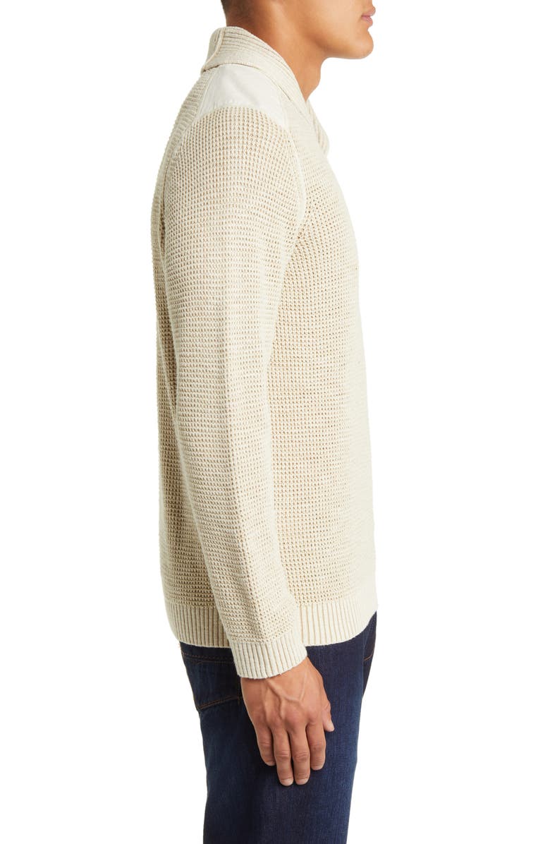 Tommy Bahama Tidemark Shawl Collar Cotton Sweater, Alternate, color,