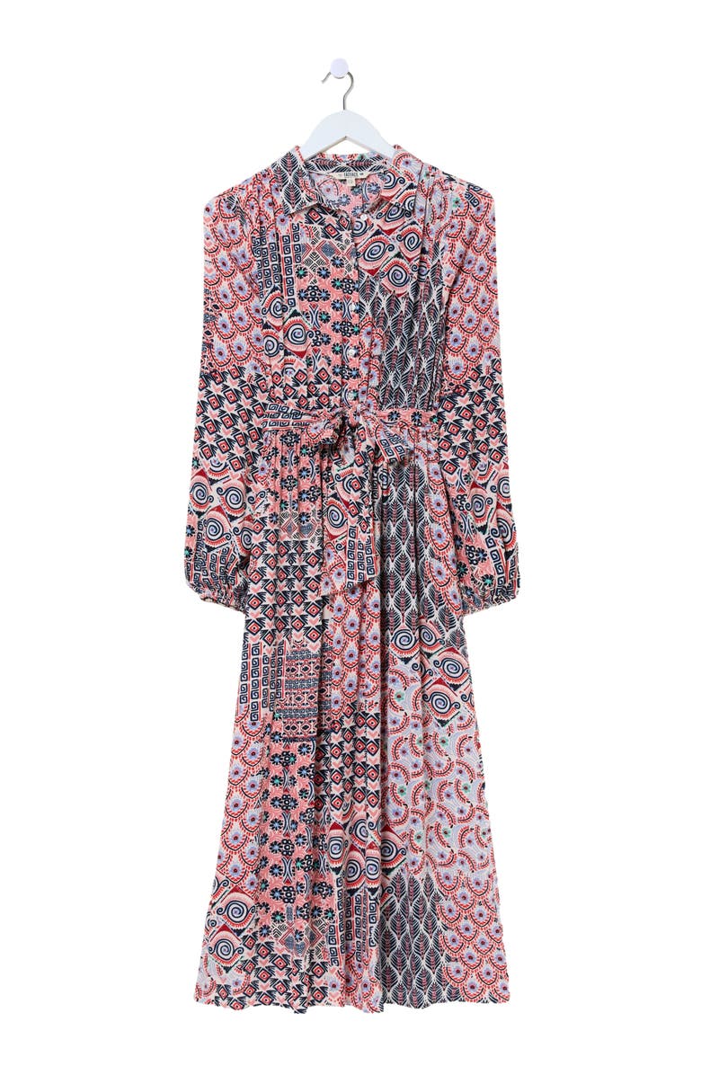 FatFace Plus Size Scheana Geo Dress, Alternate, color, 