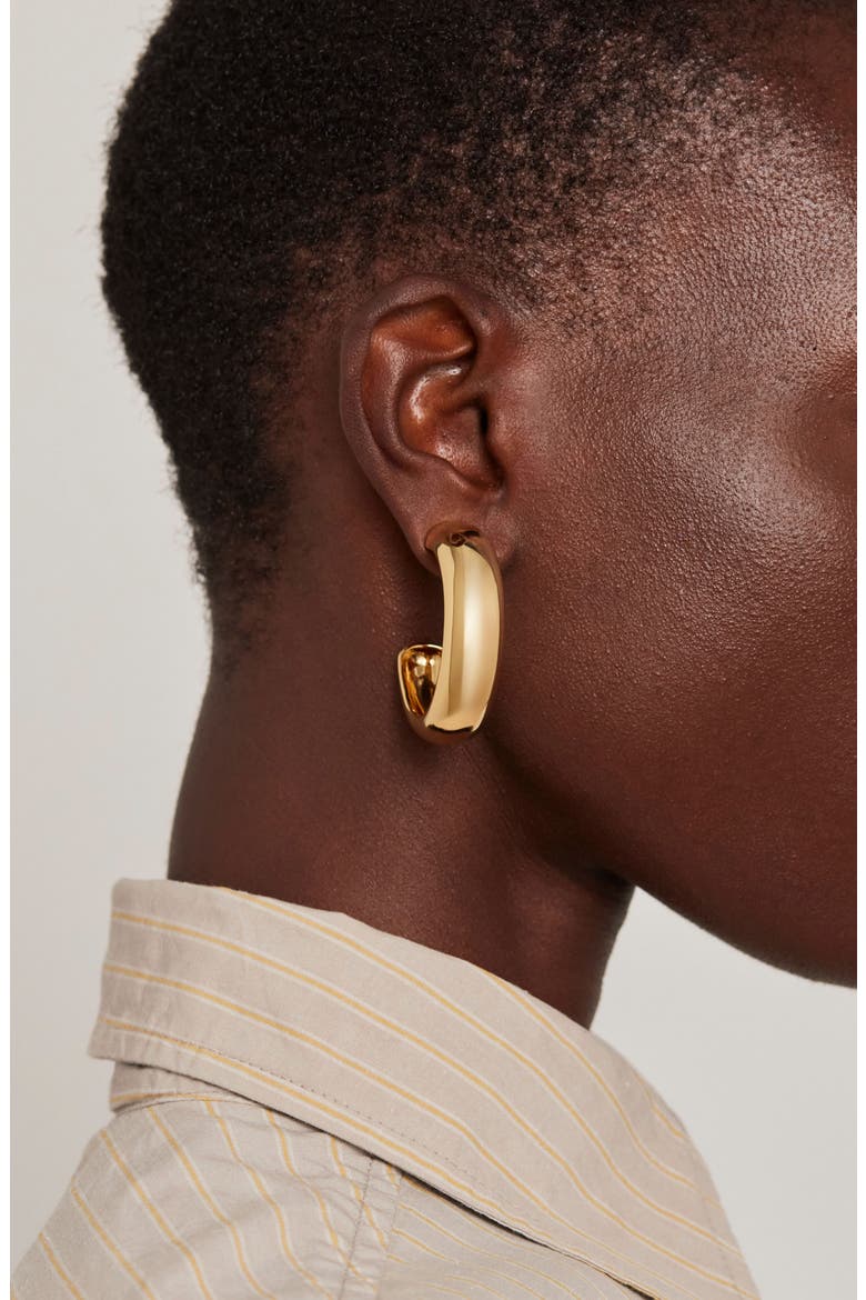 Gia Large Hoop Earrings, Alternate, color, HIGH POLISH GOLD