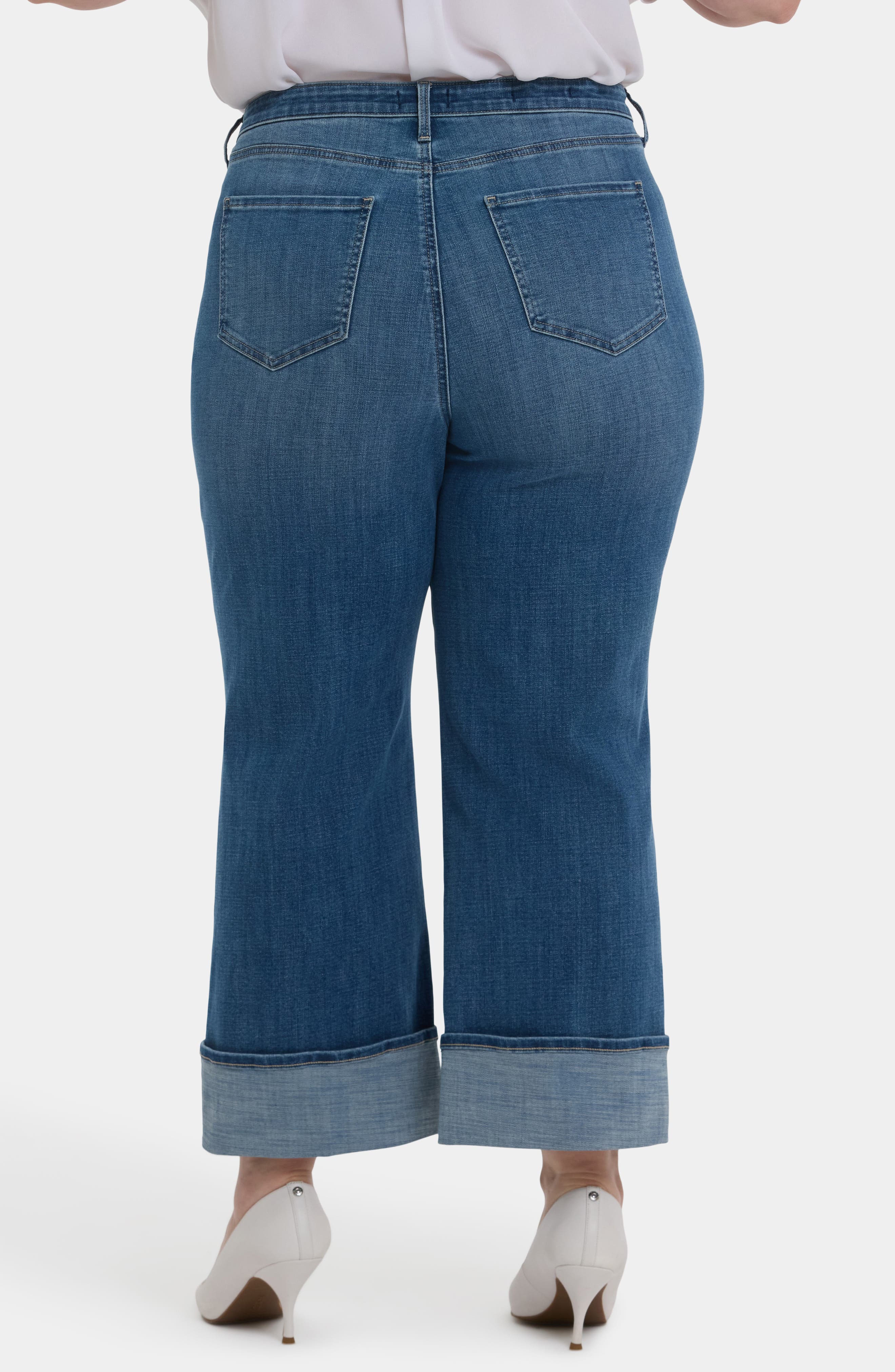 Teresa Cuff Wide Leg Jeans - image 4