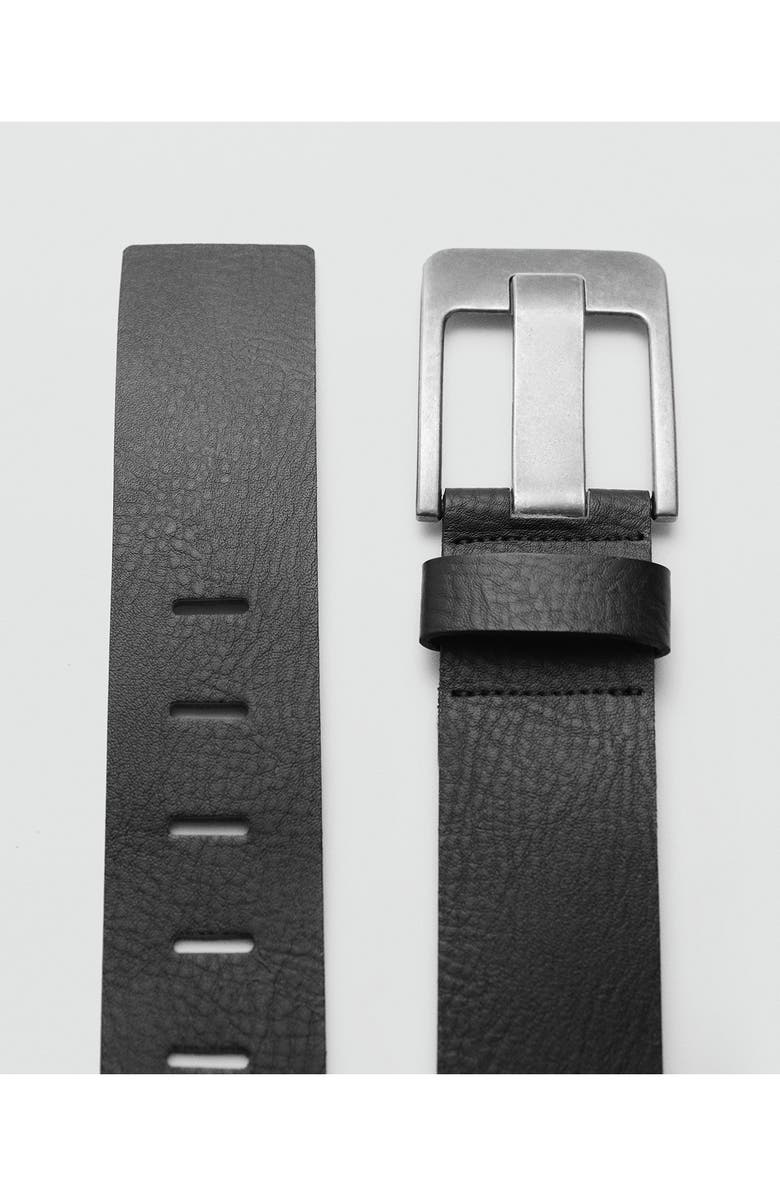 MANGO Wide Leather Belt, Alternate, color, 