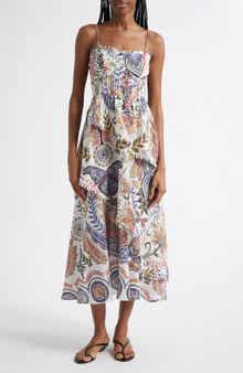 FARM Rio Boho Glam Floral Sundress