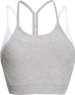 Beyond Yoga Space Dye Long Layered Bra