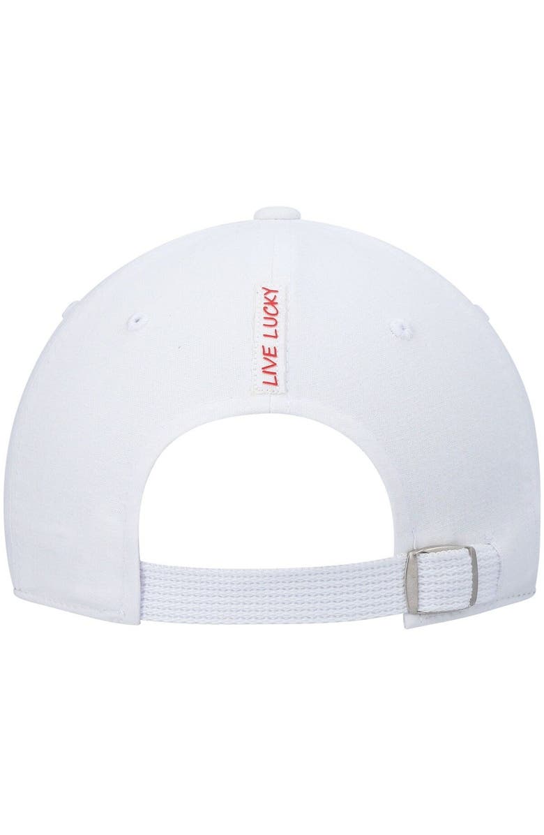 Black Clover Men's White South Dakota Coyotes Dream Adjustable Hat, Alternate, color, White