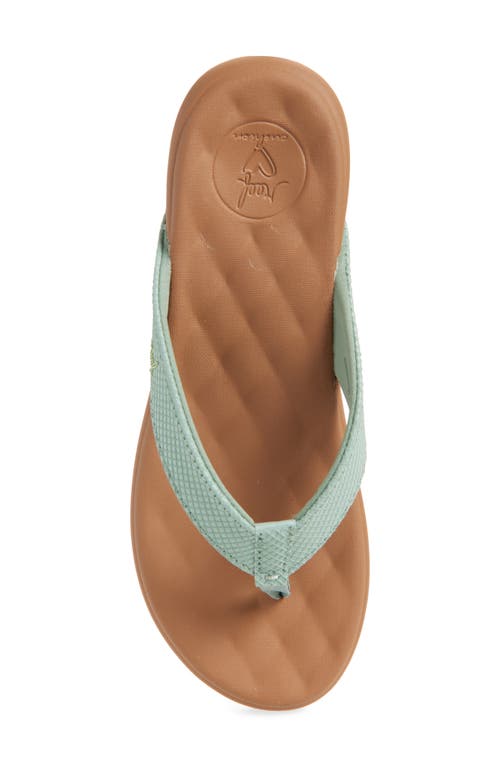 Reef Cushion Harmony Flip Flop In Green