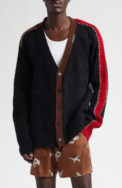 Mended Colorblock Cardigan