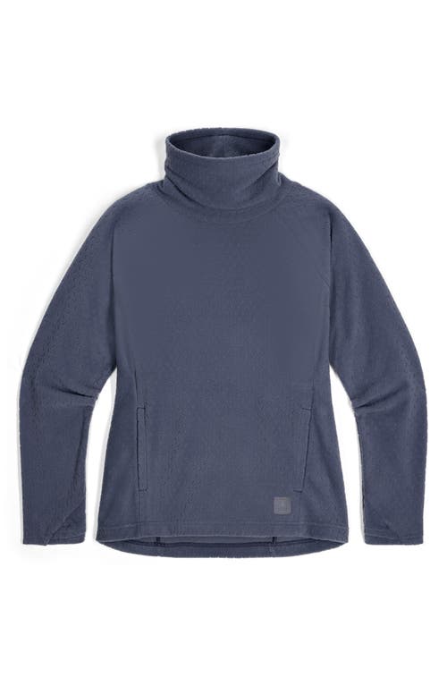 Outdoor Research Trail Mix Xt Fleece Cowl Neck Top In Gray