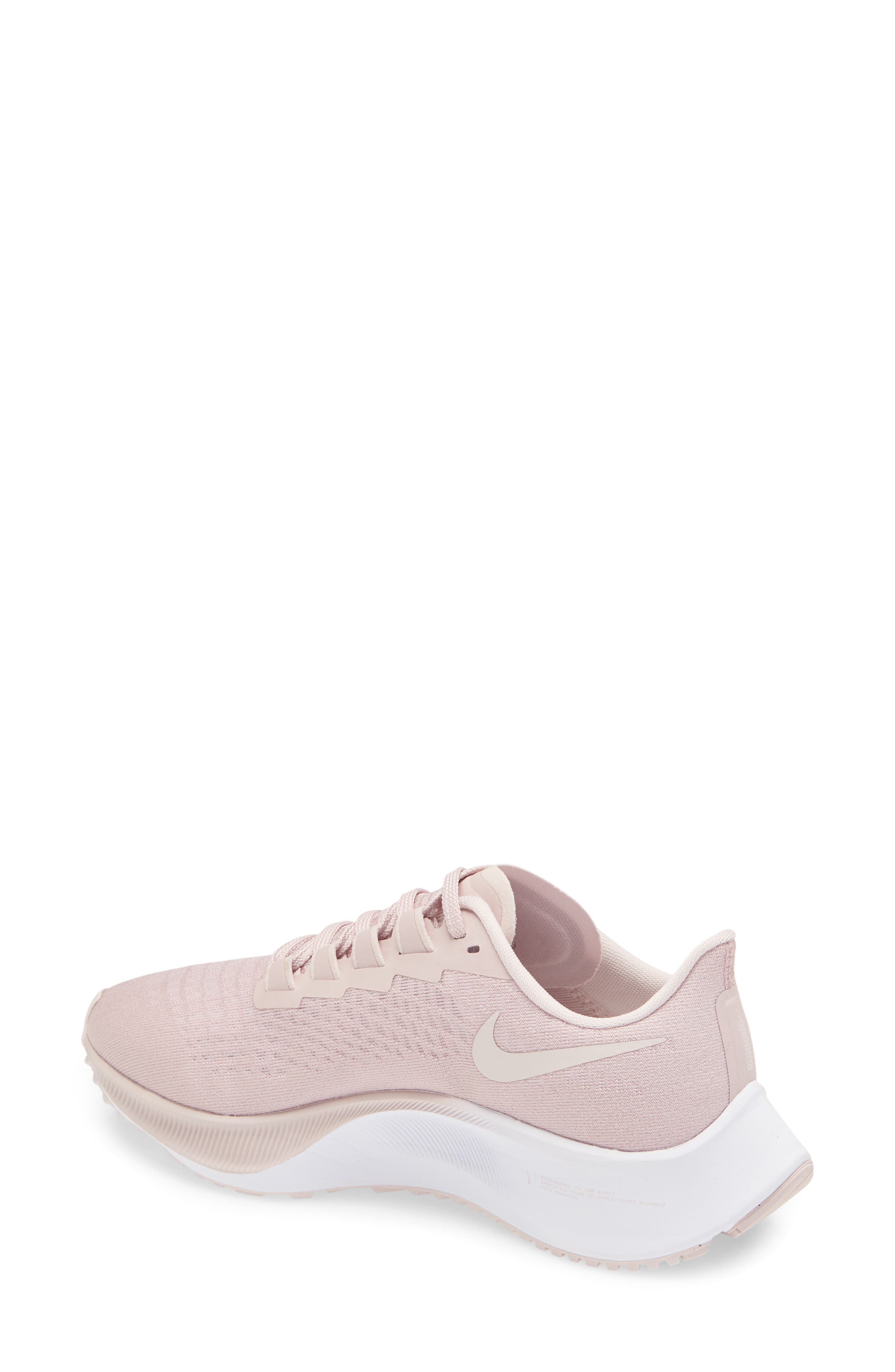 Air Zoom Pegasus 37 Running Shoe, Alternate, color, CHAMPAGNE/ BARELY ROSE/ WHITE