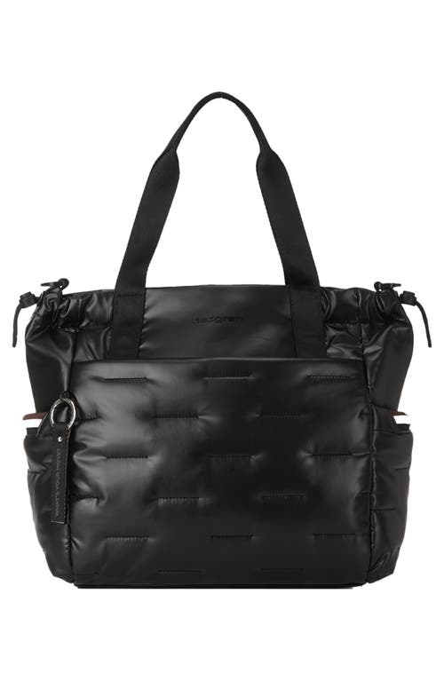 Hedgren Puffer Water Repellent Tote In Black