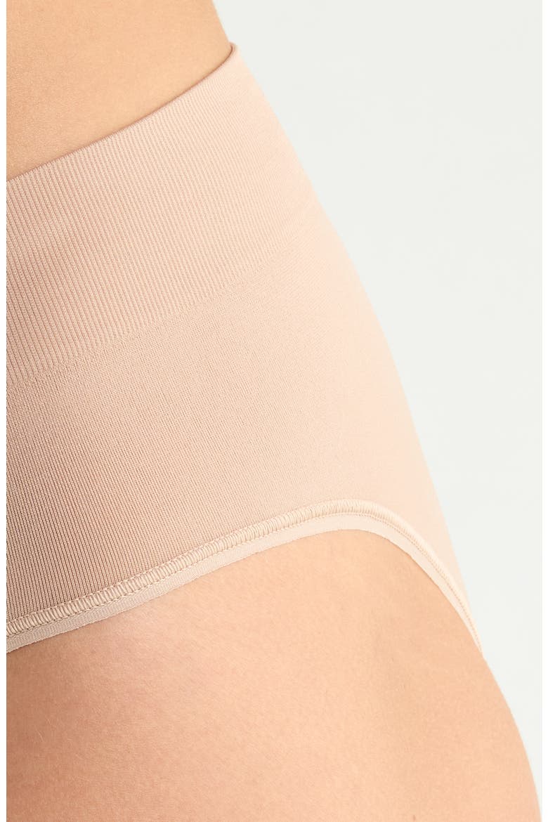 Seamless Hipster Briefs, Alternate, color, TAN WARM