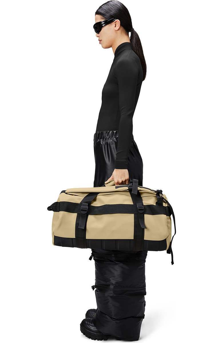 Rains Texel Small Waterproof Duffle Backpack, Alternate, color,