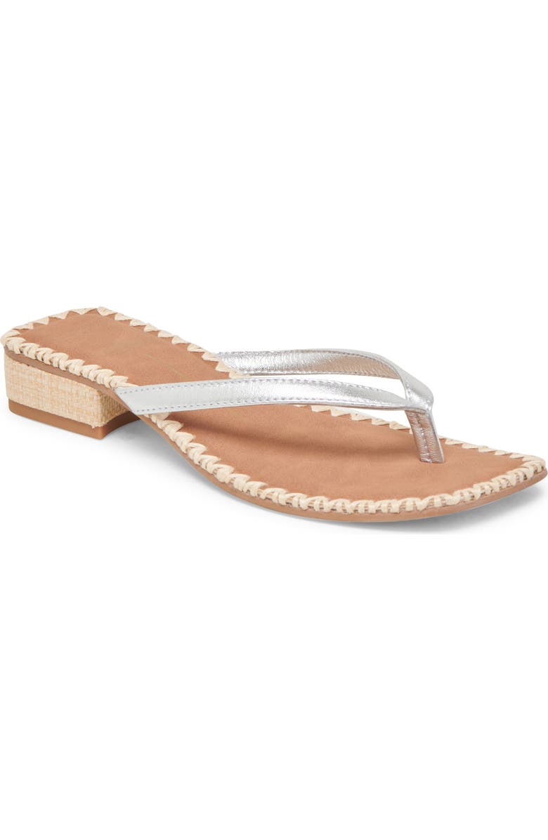 Dolce Vita Barty Flip Flop, Main, color, Silver