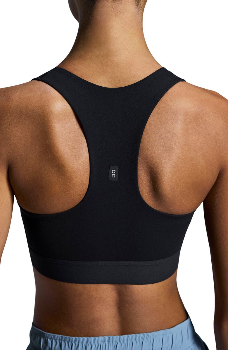 On Core Sports Bra, Alternate, color, Black